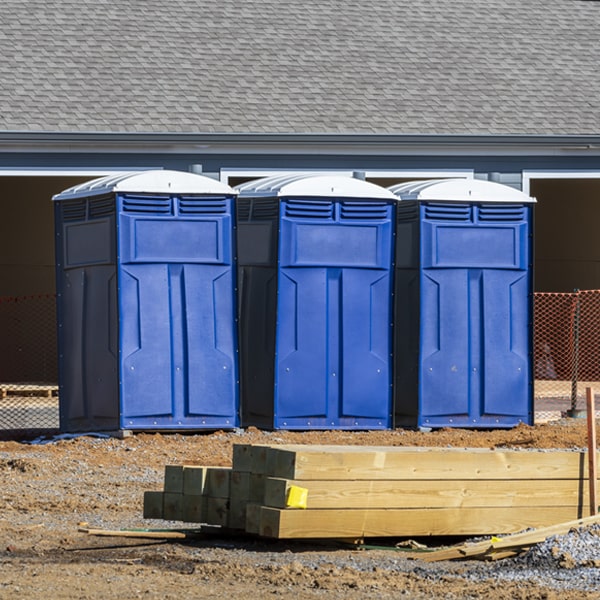 what is the cost difference between standard and deluxe porta potty rentals in Graham NC